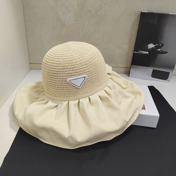 

luxury designer bucket hat man casquette beanie fitted hats designers women caps mens sun protection shade fashion classic leisure outdoors, Blue;gray