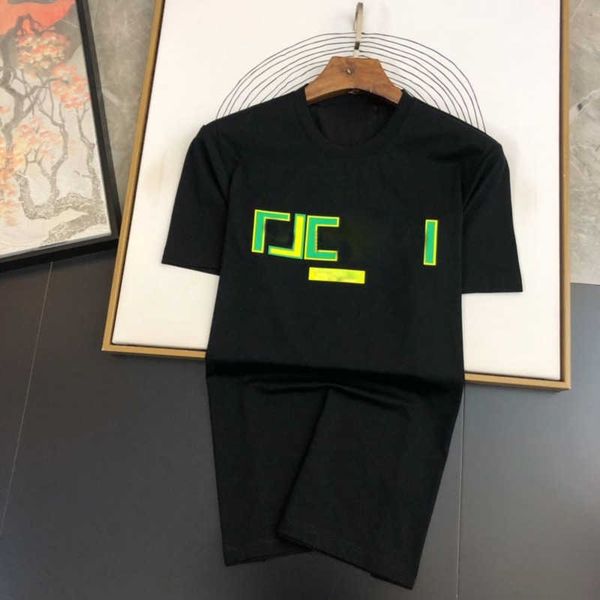 

designer brand men's clothing oversize t shirt 3d letter loose sweatshirt men women cotton short sleeved tshirt round neck tee luxury b, White;black