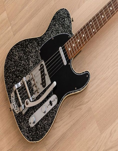 

tele custom 03962 vintage reissue black sparkle electric guitar5818874