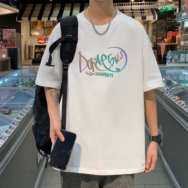 

new model customized tshirts wholesale puff print t shirt high quality, White;black