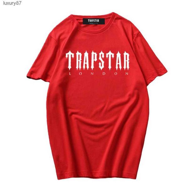 

trapstar summer casual mens t shirts designer shirts fashion short-sleeved crew neck tees us size m-xxl, White;black