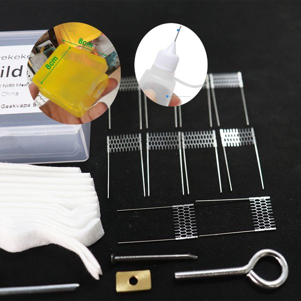 

rebuild kit rbk for geekvape boost 0.4ohm ni80 mesh coil for vape pod