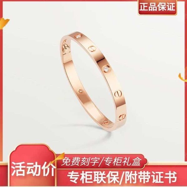 

eller love bracelet 18k gold band diamond rose colorless classic gift for girlfriend and, Black