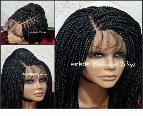 

part box braids wig black brown blonde red brazilian full lace front wig jumbo braids synthetic wig baby hair heat resistant9730824