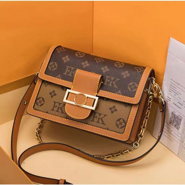 

size 25x17x8cm luxury shoulder bag designers handbags purses bag brown flower women tote brand letter leather shoulder bags crossb lhdc cizy