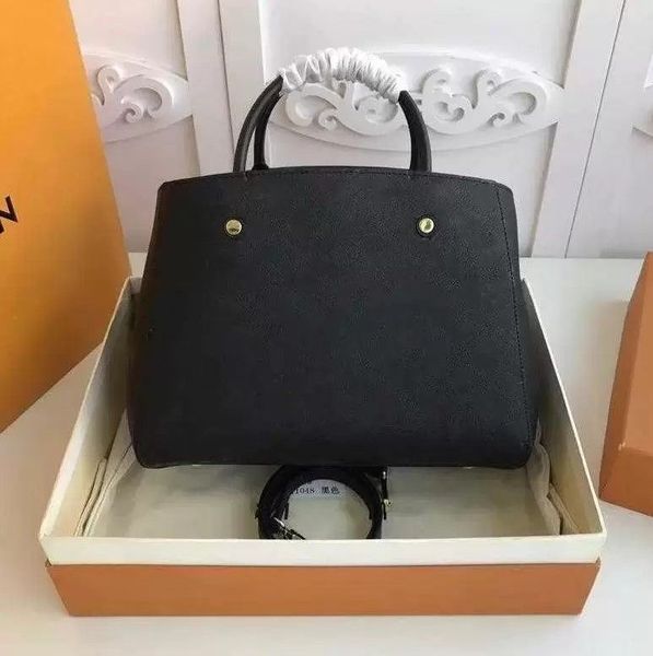 

handbgs women leather embossing shoulder bags luxury designer handbag purse womens messenger bags m41053 ddivx eubm, Red;black