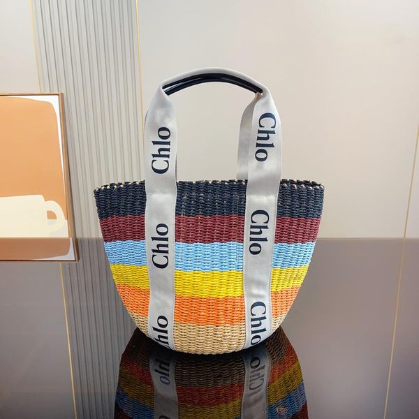 

new designer bag fashion woven beach bag holiday casual bag