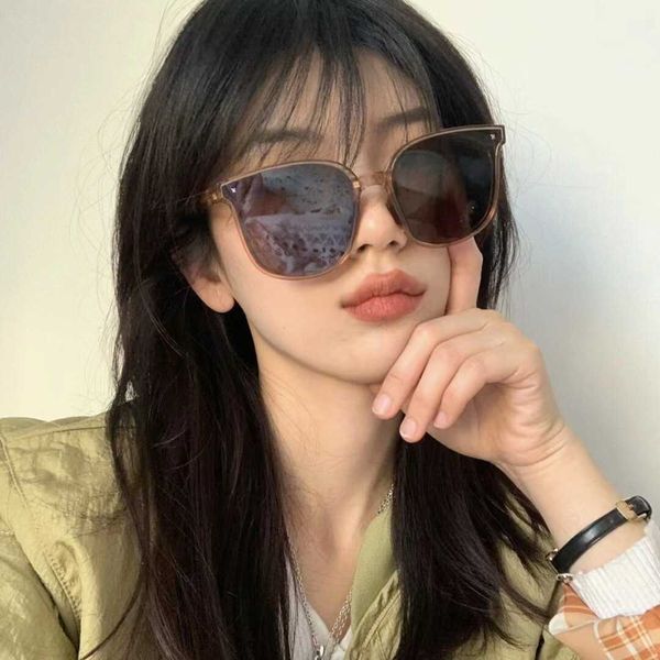 

net red women's advanced sense ins sunscreen folding polarized glasses gm sunglasses, White;black