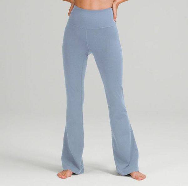 

fitness running street lemens women yoga pants groove flares high waist tight belly sports yoga workout nine minutes pant8184652