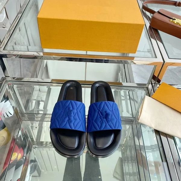 

casual shoes designers sandals for men women fashion classic floral brocade slides flats leather rubber heatshoes platform flip flops gear b, Black