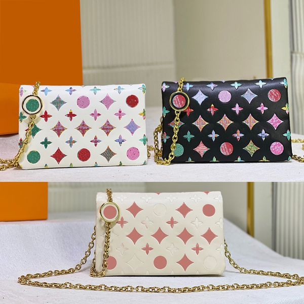 

designer bag fashion ladies shoulder bag plump soft sheep leather embossed floral crossbody bag