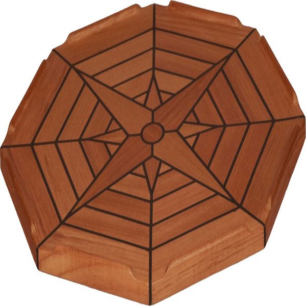 

boat octagonal teak table star inlay 450/550/750mm marine yacht caravan rv