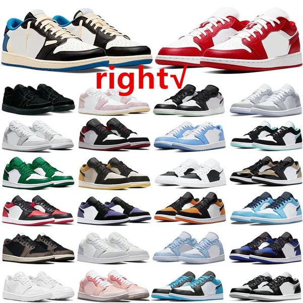 

jumpman 1 low basketball shoes og 1s men women triple white shadow designer university blue unc black bred toe light smoky grey mens sneaker