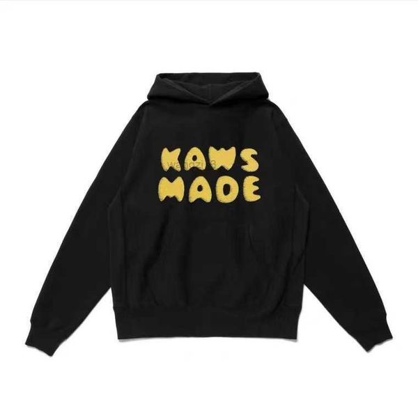 

designer richao kaws co branded human made plush hoodie pullover duck polar bear cotton size xl 88dy l48k 6 dd77, Black