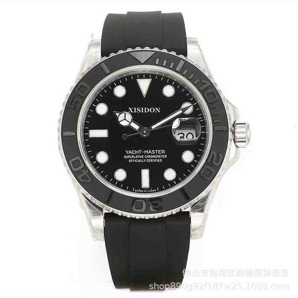 

mens watch designer yachtmaster mehcanical movetment watchese s3rj oyster perpetual silver n factory tape fully luminous waterproof vs, Slivery;brown