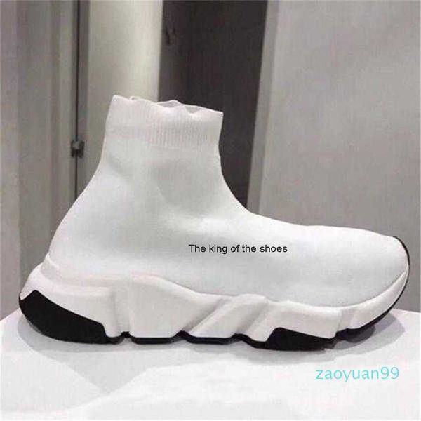 

designer socks speed 2.0 1.0 casual shoes platform paris man mens woman shiny knit trainer runner sneaker sock shoe master embossed womens, Black