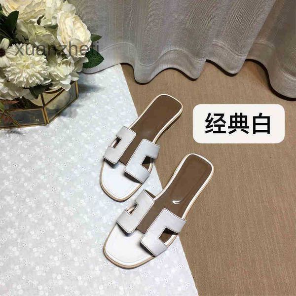 

women oran h. for slippers sandals slipper h-shaped slipper beacin shoes classic summer wear leather flat bottomed witthick he er8a