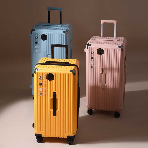 

large capacity student trolley case 28-inch brake universal wheel suitcase men's and women's code zipper travel case 32 230619