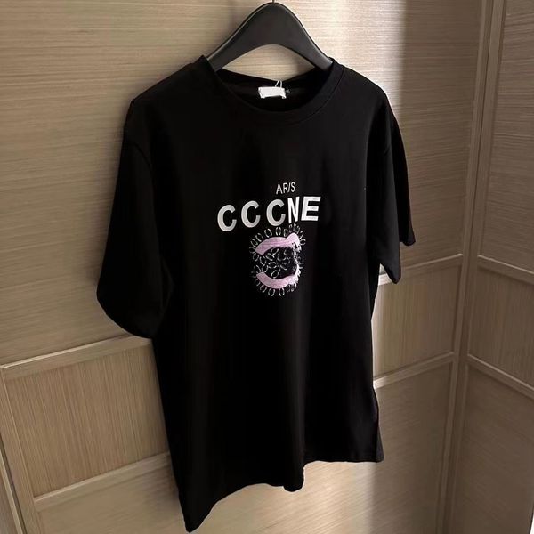 

channel womens designer tshirts fashion shirt couple tees summer outdoor casual printed short-sleeve t-shirt mens womans quality cotton cre, White