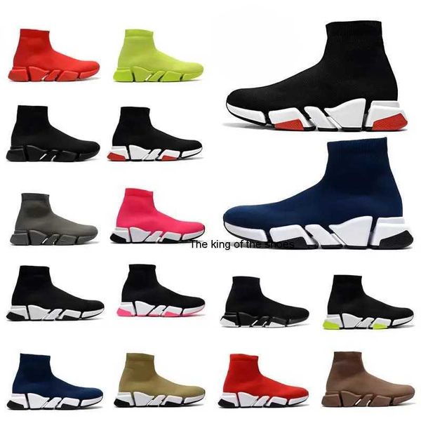 

designer paris sock shoes men women original casual slip-on black white red green runner trainer sports sneakers boots walking shoe