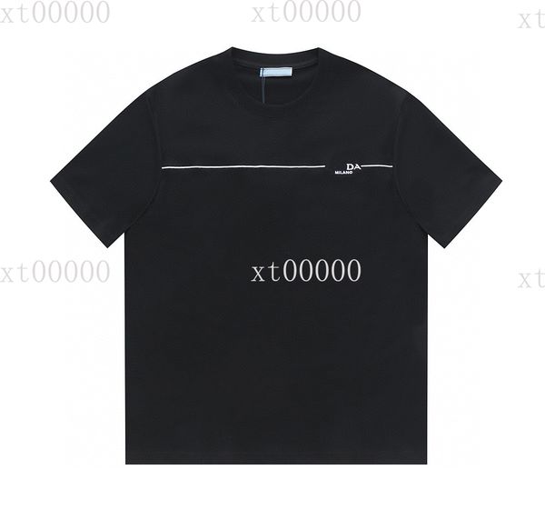 

23ss designer letter printed t shirts tee sweatshirt fashion high street short sleeves summer casual t-shirt breathable men women crew neck, Black;brown