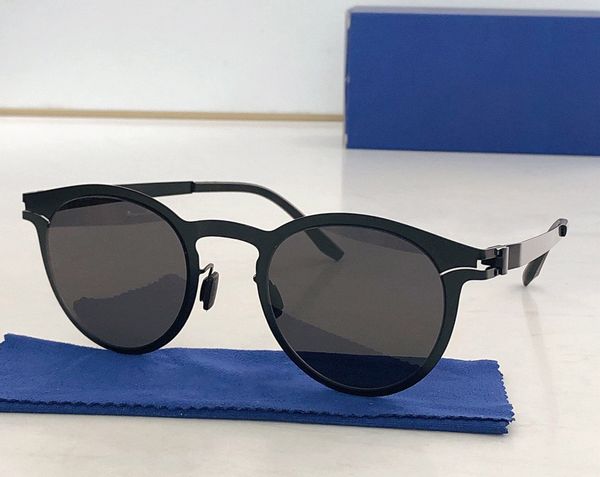 

fashion designer riley mens women sunglasses classic vintage ultra-light metal round shape glasses outdoor simple versatile style uv protect, White;black