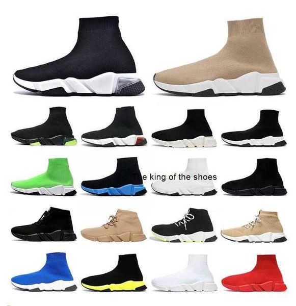 

fly knit socks speed 1.0 casual shoes platform mens runner triple black white sock shoe master womens designer speed sneakers classic speeds