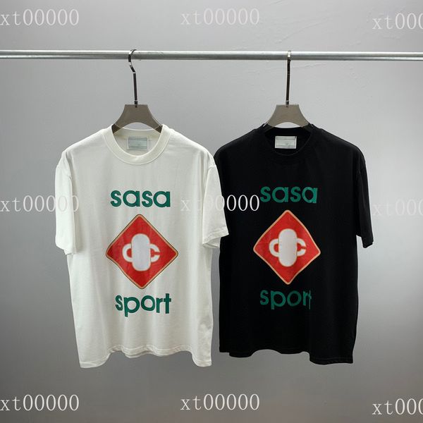 

22ss designer letter printed t shirts tee sweatshirt fashion high street short sleeves summer casual t-shirt breathable men women crew neck, Black;brown