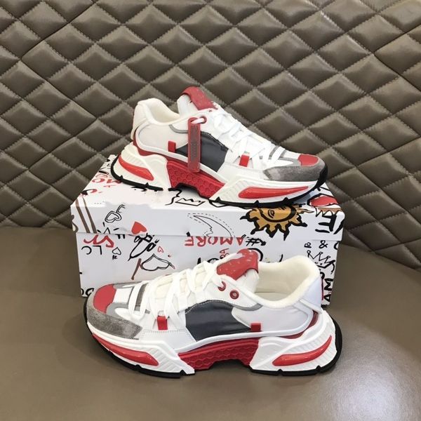 

brand mens casual shoes designers sneaker lace-up outdoor shoes fashion men' casual designer shoes 06, Black