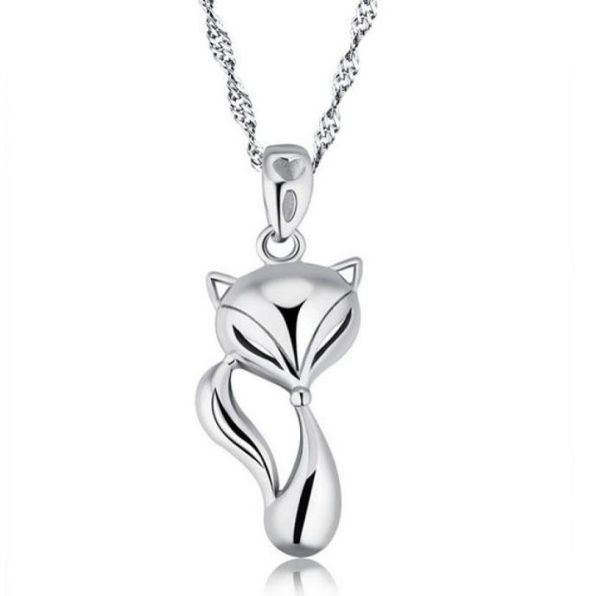 

wedding necklace for women vintage fashion cute animal jewelry 925 sterling silver plating chain necklaces with white gold plated4191454