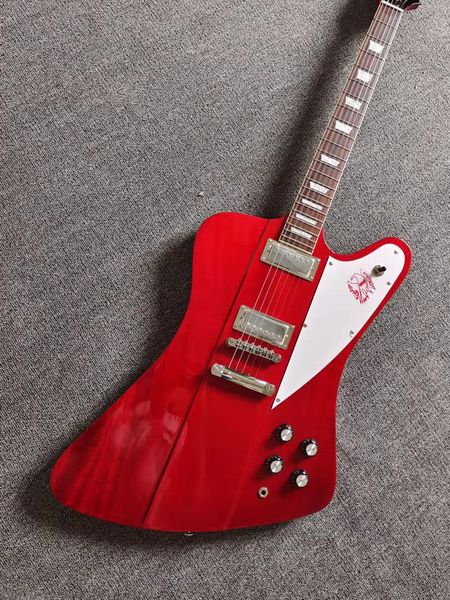 

factory red firebird electric guitar, rosewood fingerboard, environmental paint