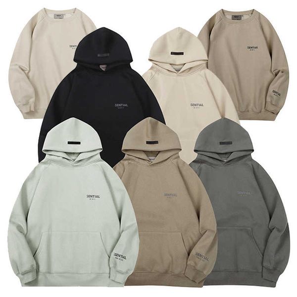 

ess hoodie mens women hoody warm designer hoodies fashion streetwear pullover sweatshirts loose hooded jumper clothing size s-xlagl6, Black