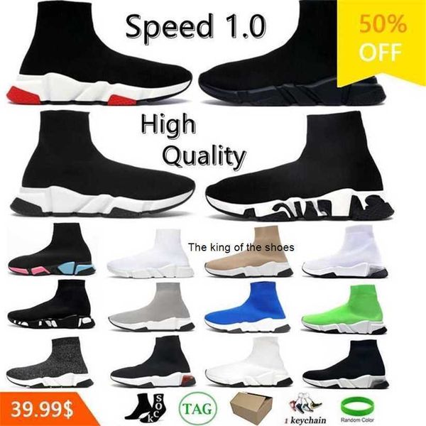 

sock shoes designer men casual shoes womens speed trainer socks boot speeds shoe runners runner sneakers knit women 1.0 walking triple black