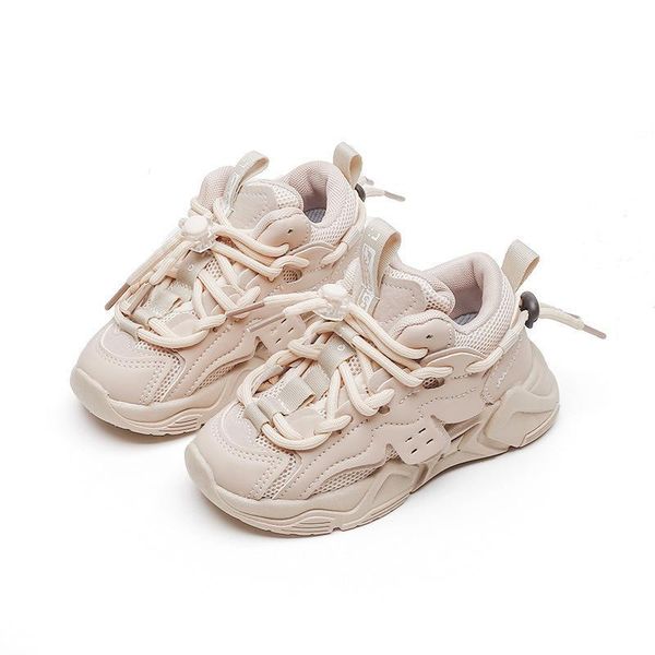 

athletic kids shoes sneakers tennis footwear child spring boys casual color running breathable girls f15754, Black