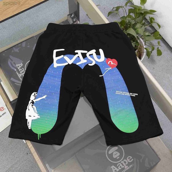 

2023 summer new shorts fashion fushen capris printing brand japanese casual elastic rope m-xxl 12 gmpt, White;black