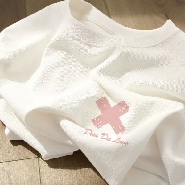 

women's t-shirt short sleeves tshirt designer t shirt lady hoodie letters printed cotton tee anine bing summer fashion women cresw neck, White;black