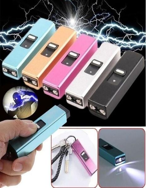 

flashlights mini portable electric shocks key light self defense high concealment shocker protect yourself 7pcs7945485