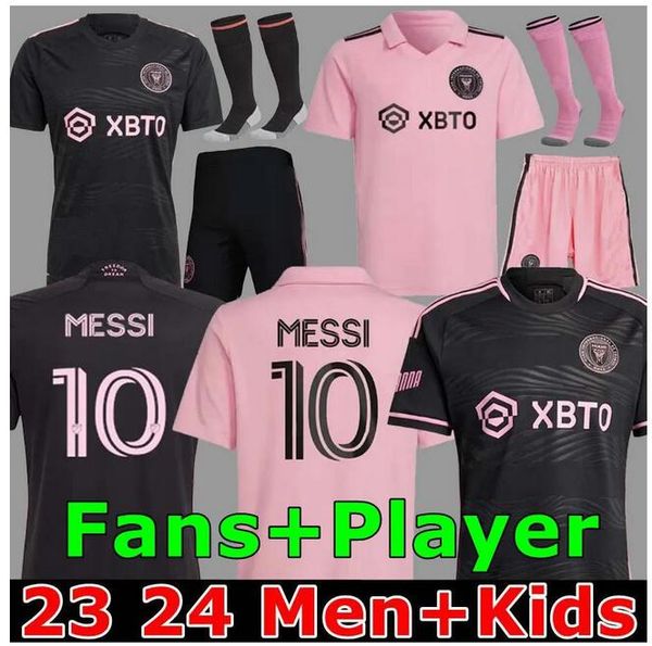 

3xl 4xl 2023 2024 inter miami soccer jerseys cf messis matuidi higuain campana yedlin beckham mls 23 24 player fans version football shirt m, Black;yellow