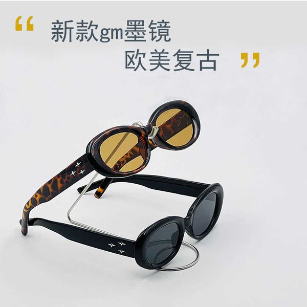 

fashionable gm with the same style summer concave design essential fashionable and versatile sunscreen uv400 sunshade sunglasses, White;black