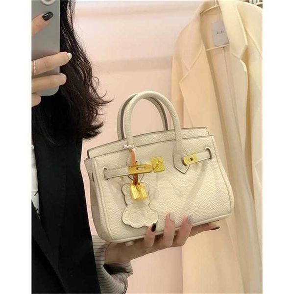 

birkins 5a totes h brand s handbag leather bags autumn lady bag advanced sense cherry pollen spring summer hand shoulder mesqq qqqq