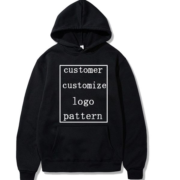 

custom anime hoodie customer customize logo pattern man and woman, Black