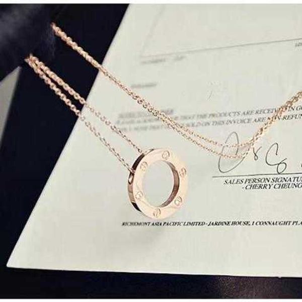 

internet celebrity female carti 2023 collar chain classic titanium steel fashion high grade new light luxury full sky star necklace ring wit, Silver