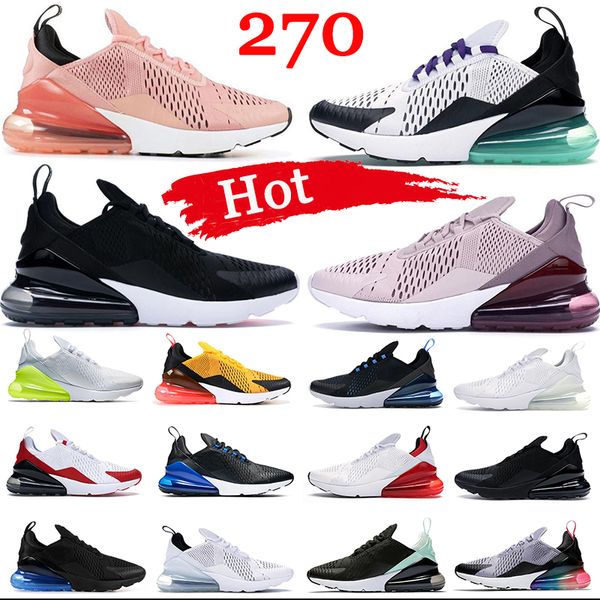 

270 270s running shoes mens women plat-form shoe triple black white pack multi dusty cactus brown barely rose grape anthracite rainbow tea b