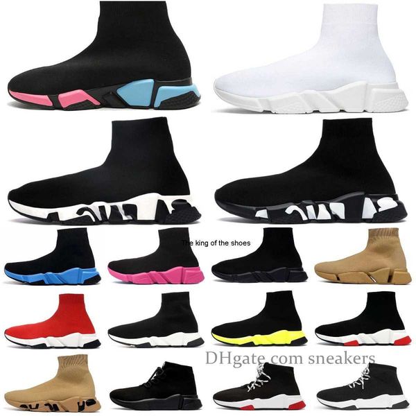 

designer sock shoes casual shoes 2.0 1.0 triple black white s red beige casual sports sneakers socks trainers mens women knit boots