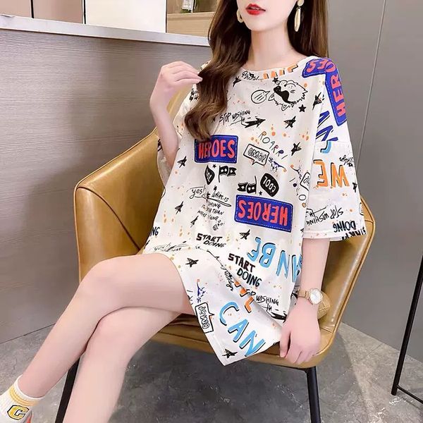 

women's t-shirt short sleeves tshirt designer t shirt lady hoodie letters printed cotton tee anine bing summer fashion women cresw neck, White;black