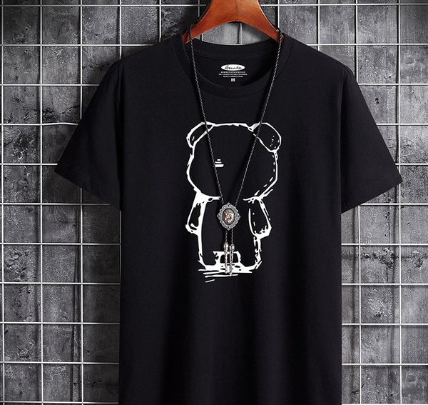 

fashion men's designer t shirt short sleeve t-shirt summer 2023 new loose casual t-shirt undershirt, White;black