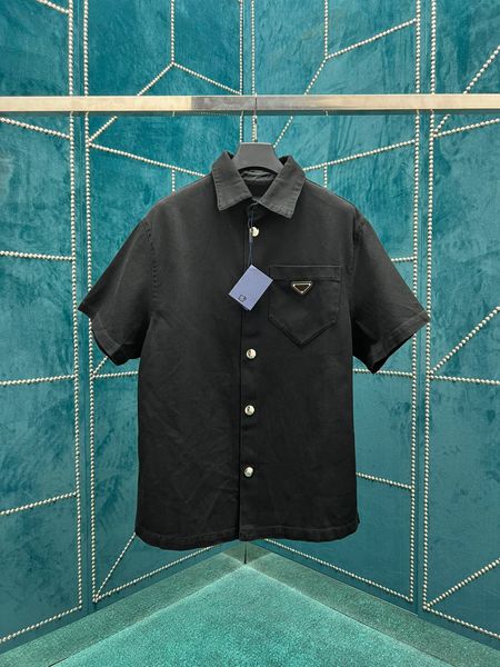 

men's plus tees & polos round neck embroidered and printed polar style summer wear with street pure cotton f25r1rt, Black;brown