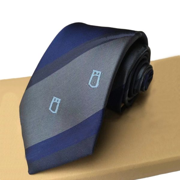

brand men's tie letters silk necktie luxury designer formal jacquard party wedding business woven fashion stripe design box suit tie, Blue;purple
