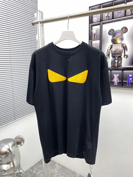 

2023 summer men's t-shirt designer shirt men's t-shirt men's black t-shirt women's clothing 100% cotton short sleeve che, White;black