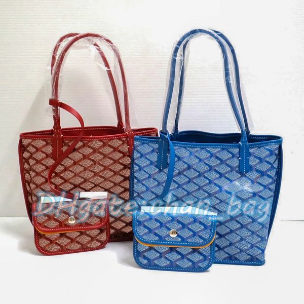 

luxury mini double sided shopping bag genuine leather womens mens large handle shoulder handbags crossbody clutch tote bags purse designer k